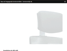 Tablet Screenshot of kontorsmiljo.com